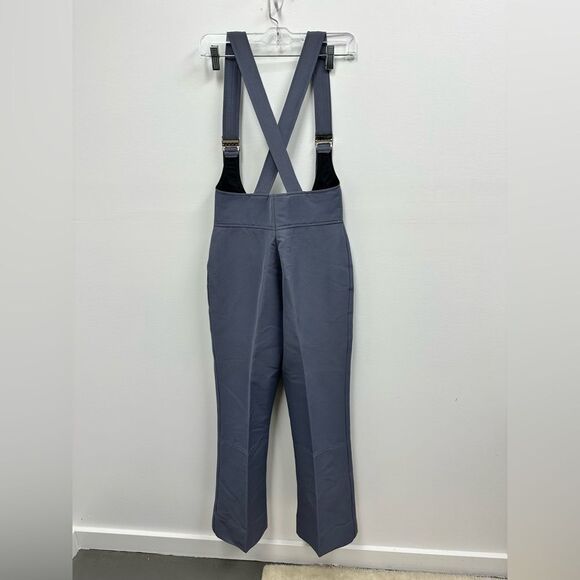 Vintage 80's Gerry Gray Wool Straight Leg Ski Overalls Size XS/S (tag size 12) - Picture 4 of 8